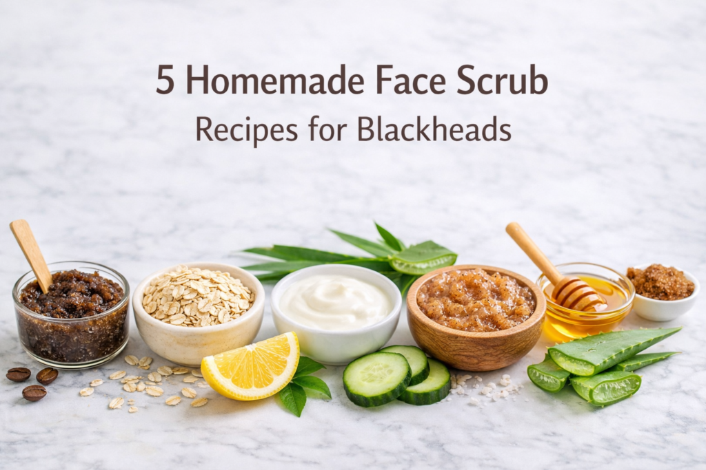 5 Homemade Face Scrub Recipes for Blackheads