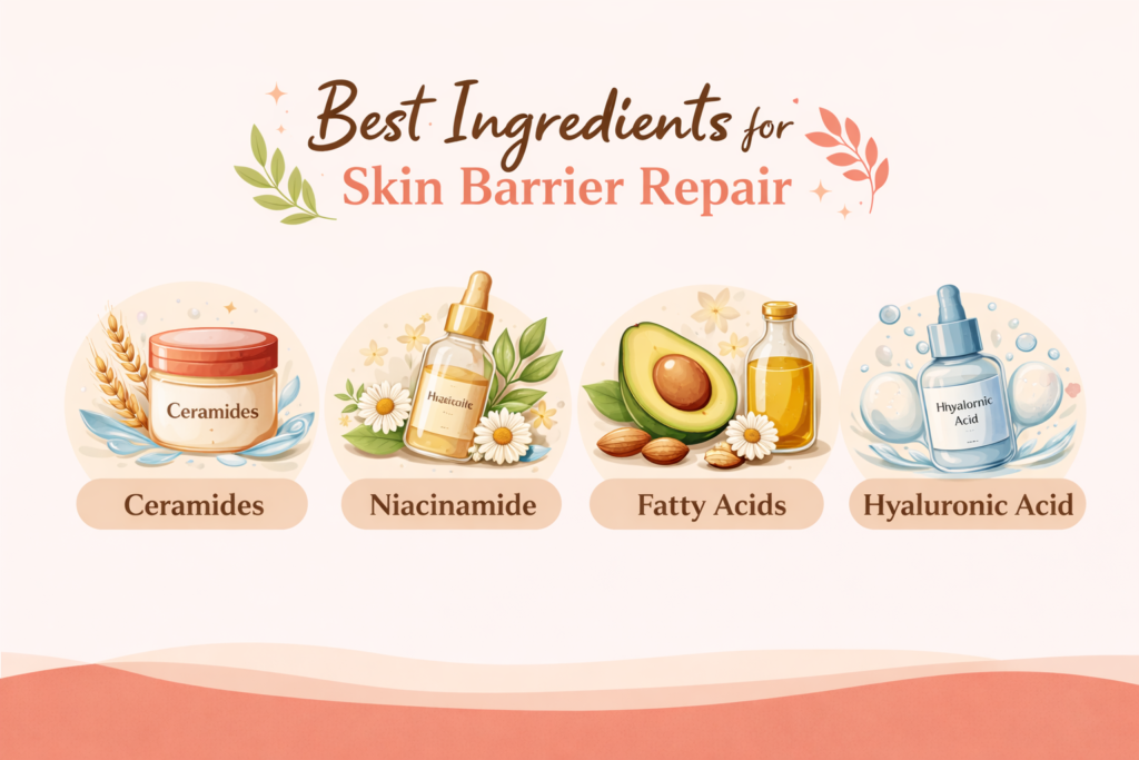 Best Ingredients for Skin Barrier Repair
