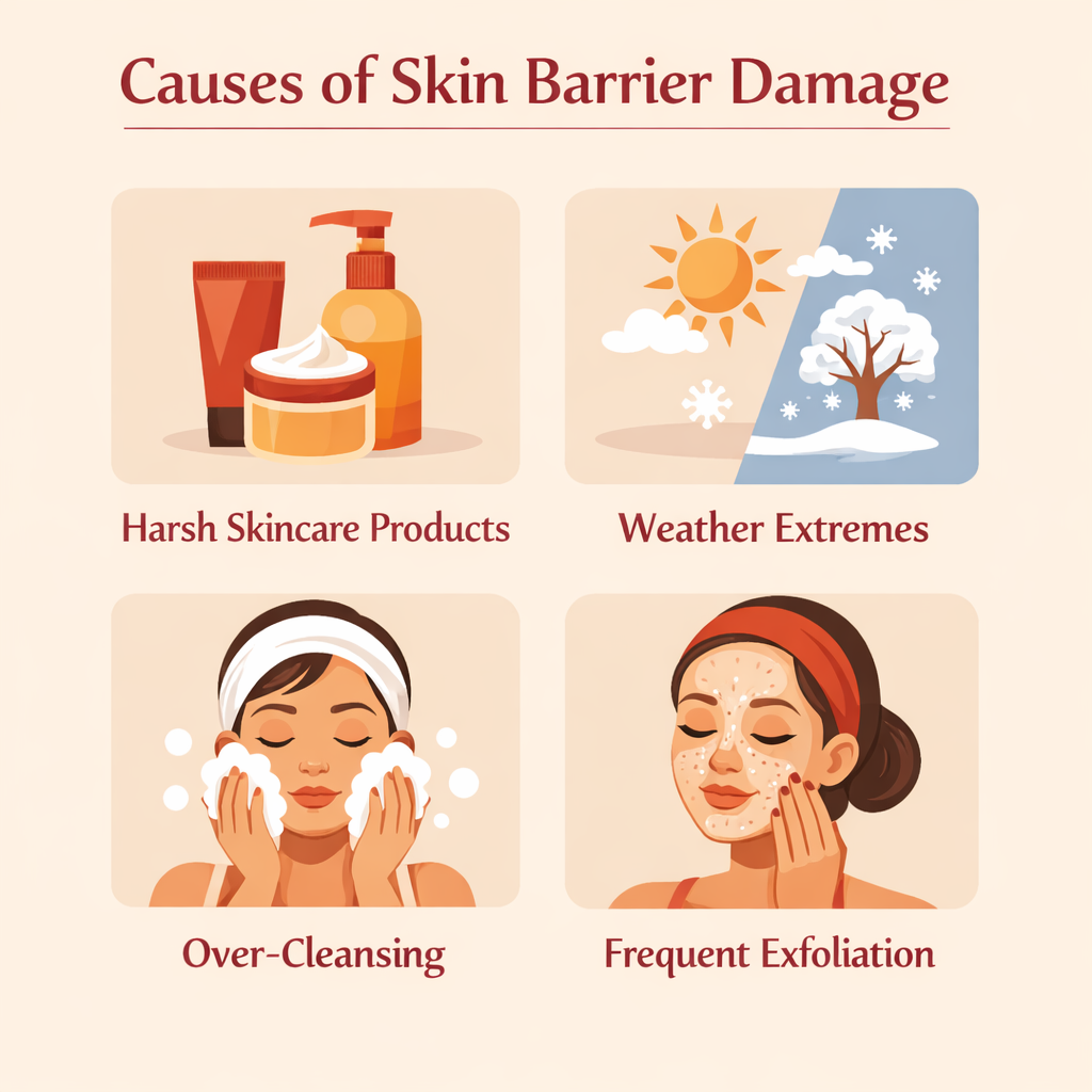 Main Causes of Skin Barrier Damage