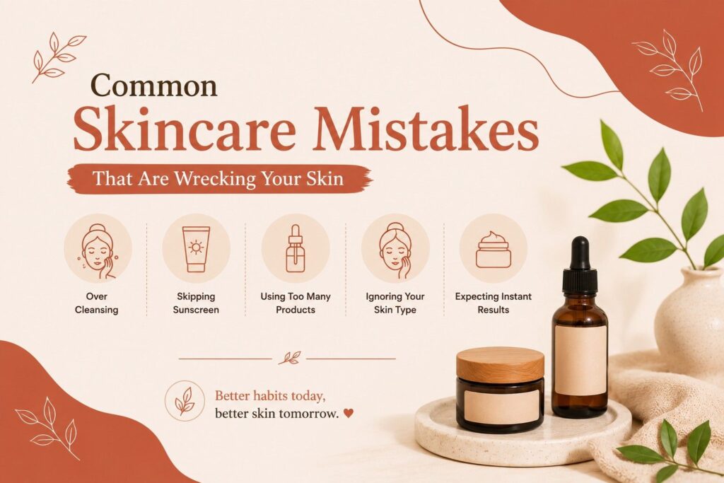 Common Skincare Mistakes That Are Wrecking Your Skin