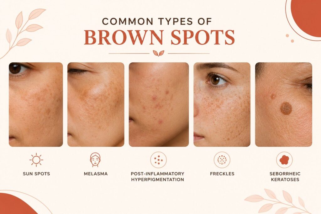 Common types of Brown Spots