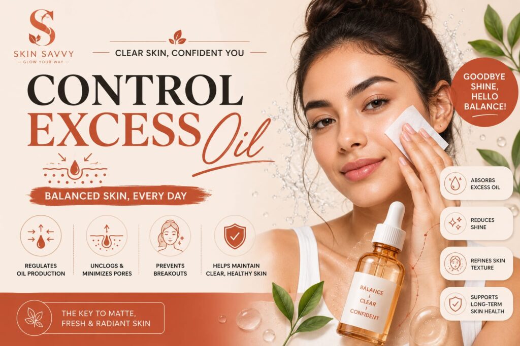 Controls Excess Oil