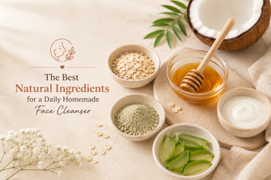  The Best Natural Ingredients for a Daily Homemade Face Cleanser 