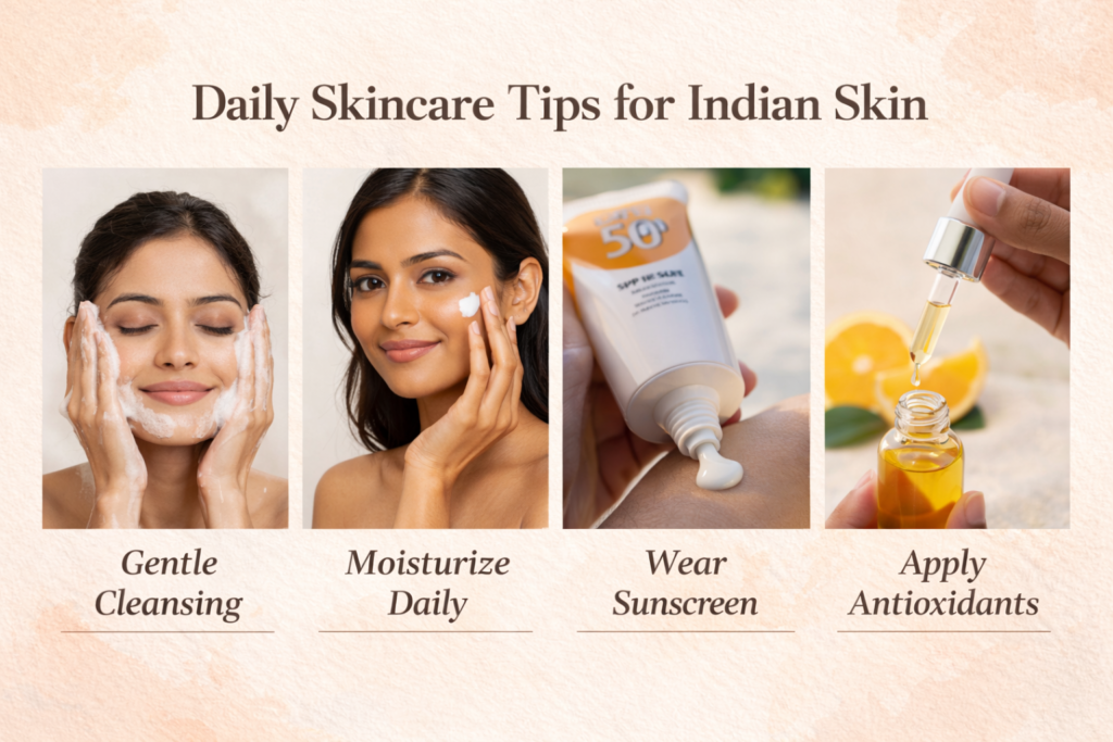 Daily skin tips for indian skin