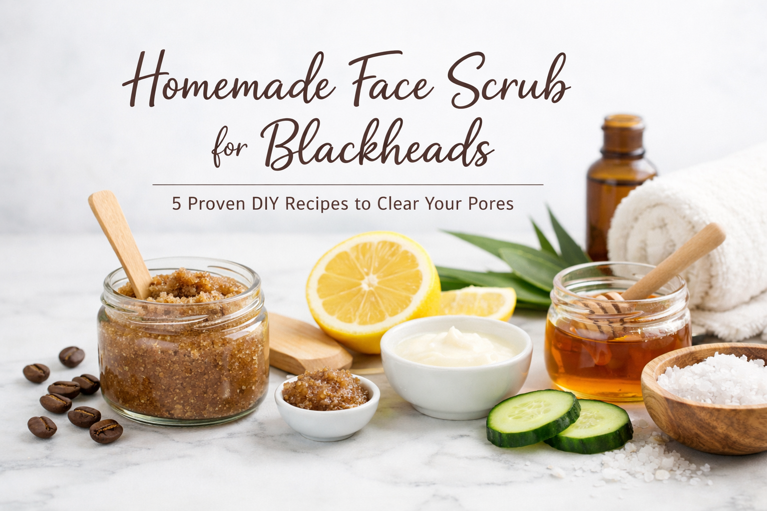 Homemade Face Scrub for Blackheads5 Proven DIY Recipes That Actually Clear Your Pores