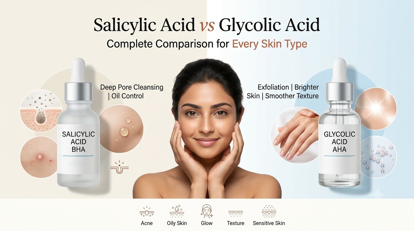 Salicylic-Acid-vs-Glycolic-Acid_-Complete-Comparison-for-Every-Skin-Type