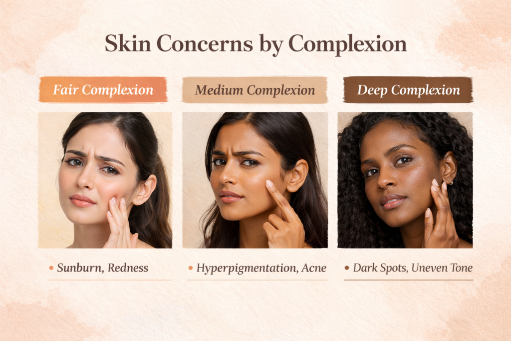 Skin Concerns by Complexion
