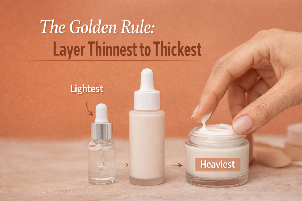 The Golden Rule Layer Thinnest to Thickest
