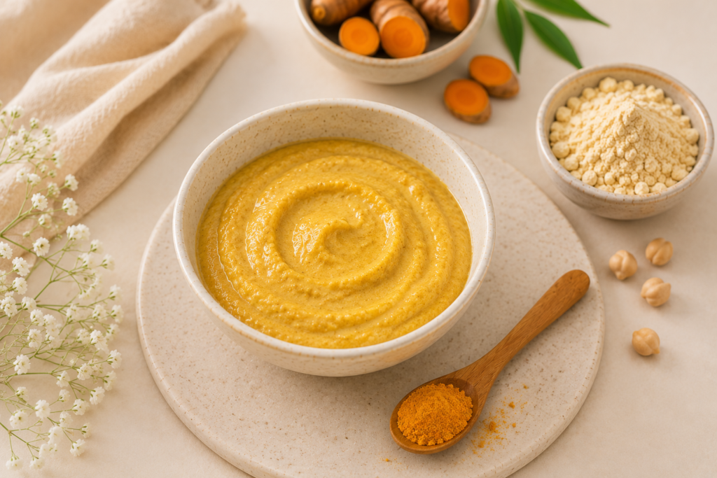 Turmeric & Chickpea Flour Brightening Cleanser (Dull & Uneven Skin)