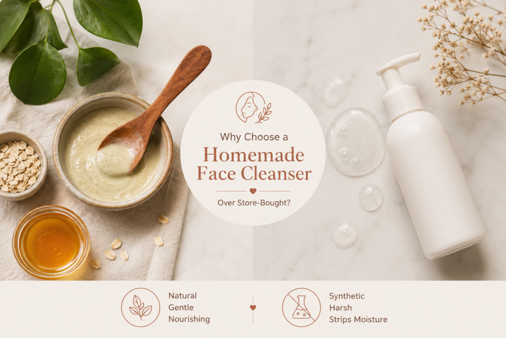 Why Choose a Homemade Face Cleanser Over Store-Bought