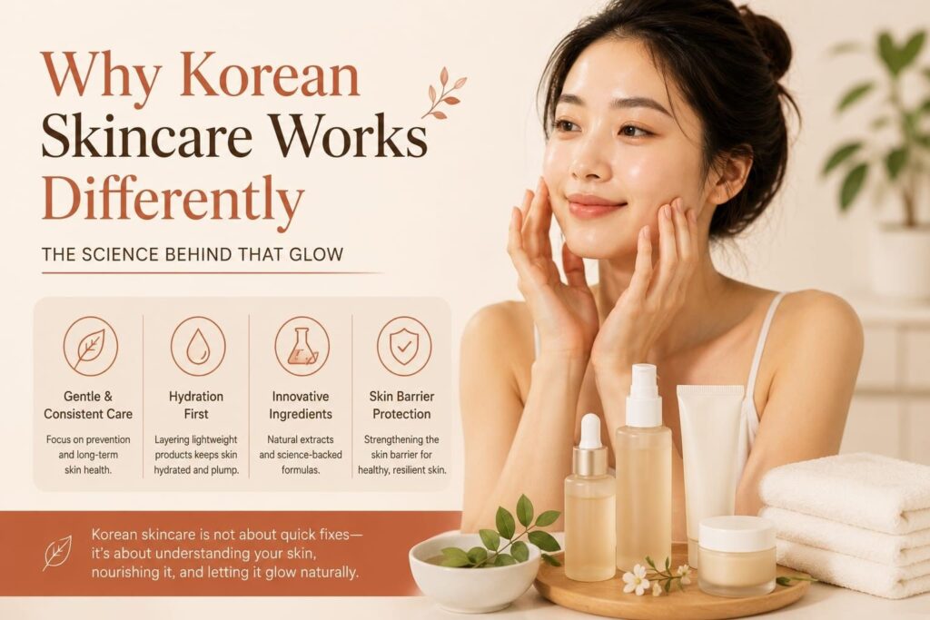 Why Korean skin care works differently