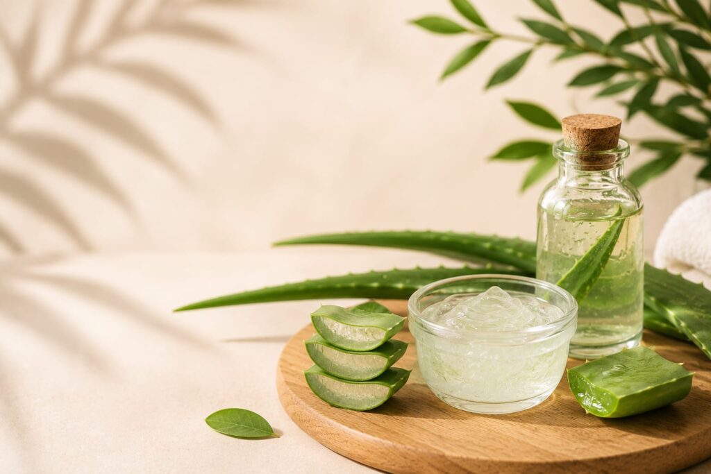 Apply Aloe Vera for Skin Repair
