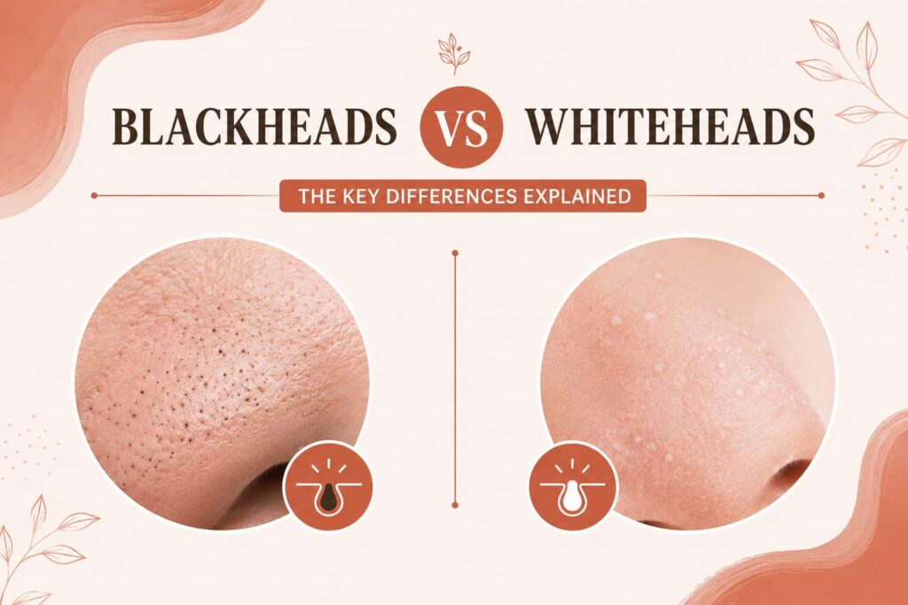Blackheads vs Whiteheads: The Key Differences Explained