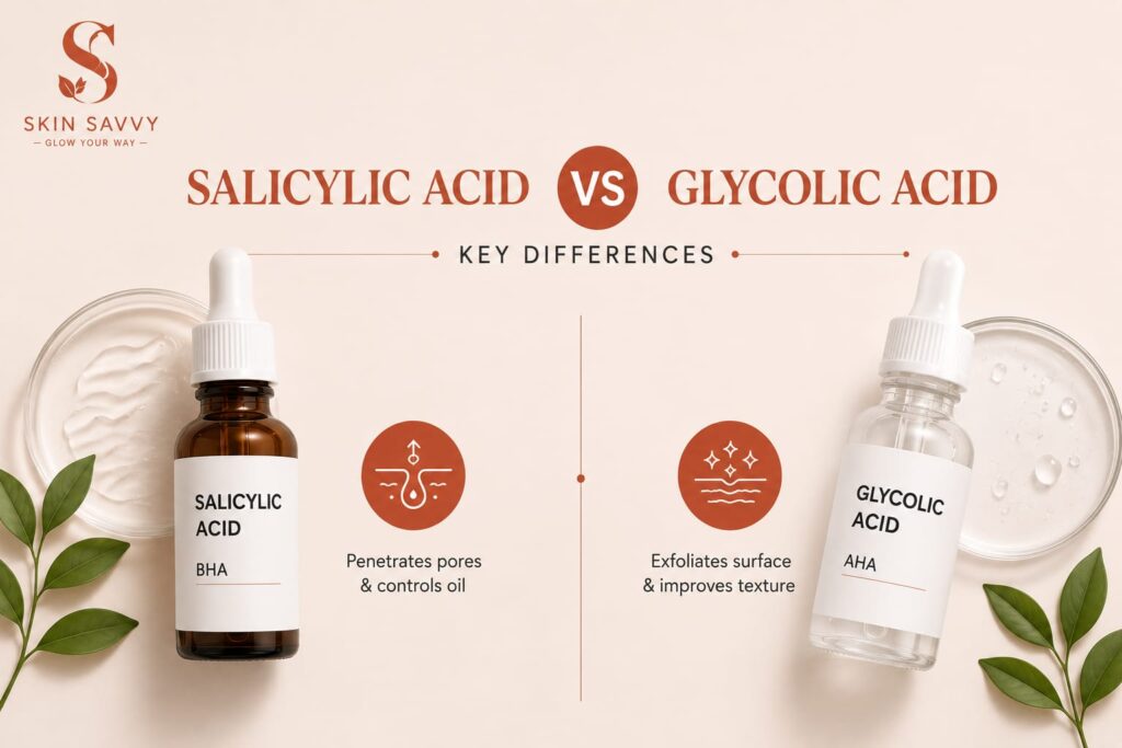 salicylic acid vs glycolic acid
