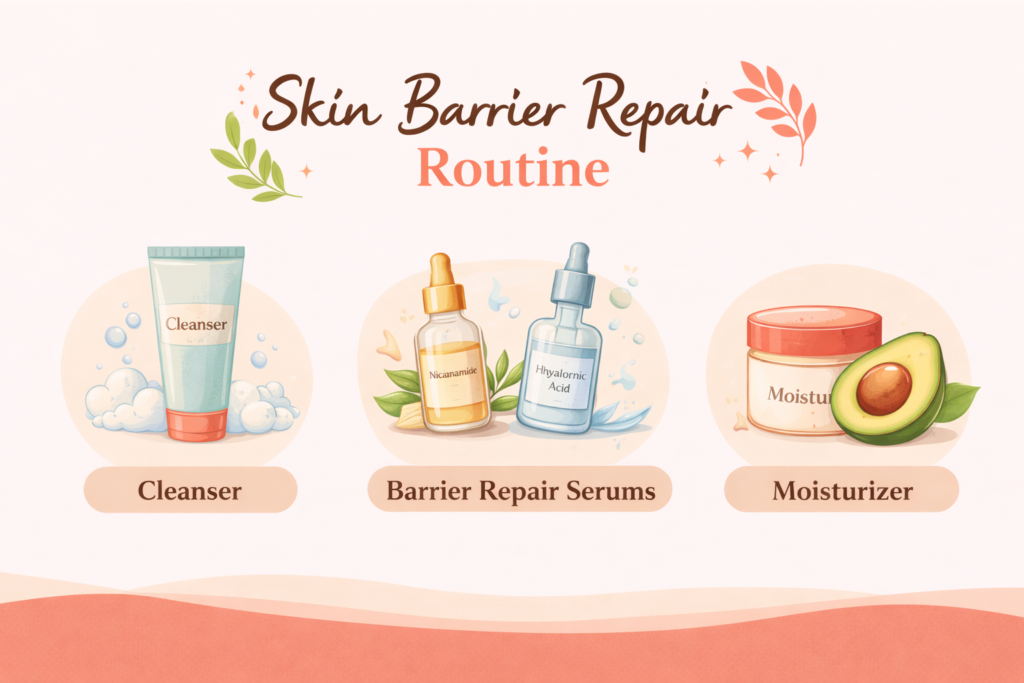 skin barrier repair routine