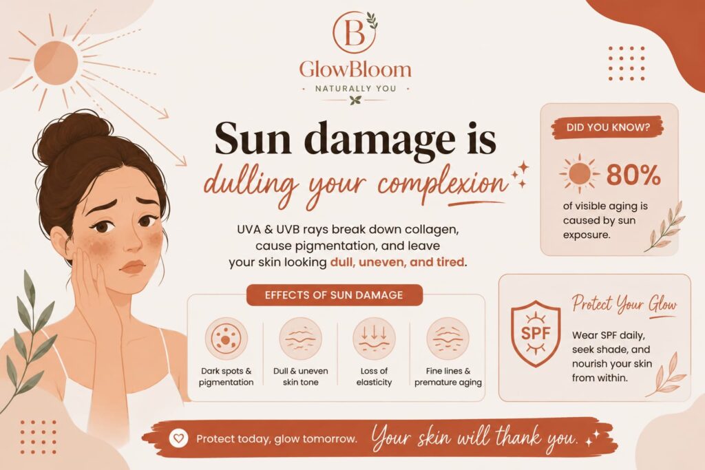Sun Damage Is Dulling Your Complexion