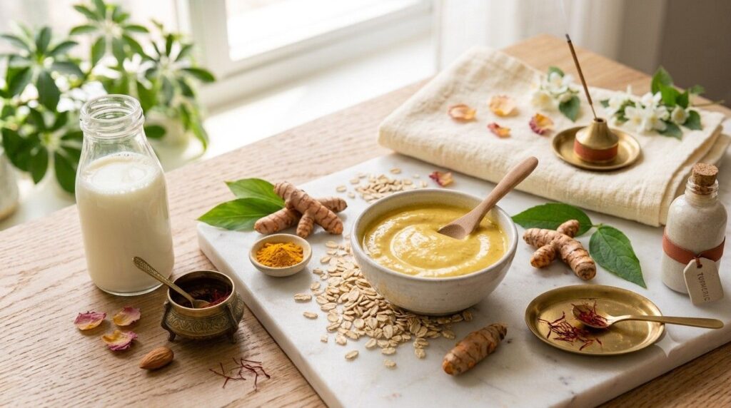  Turmeric and Milk Face Pack — Brightening and Healing