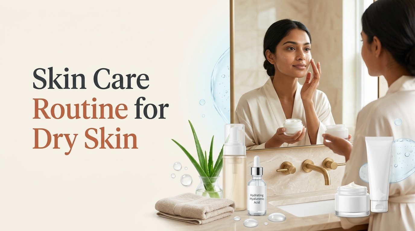 Skincare routine for dry skin