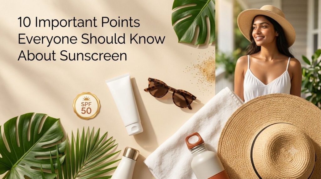 10 Important Points Everyone Should Know About Sunscreen