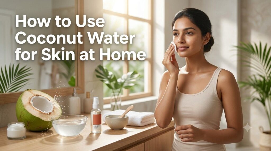 How to Use Coconut Water for Skin at Home