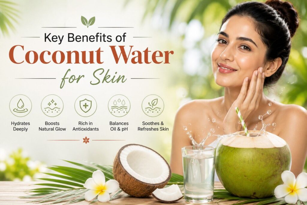 Key Benefits of Coconut Water for Skin