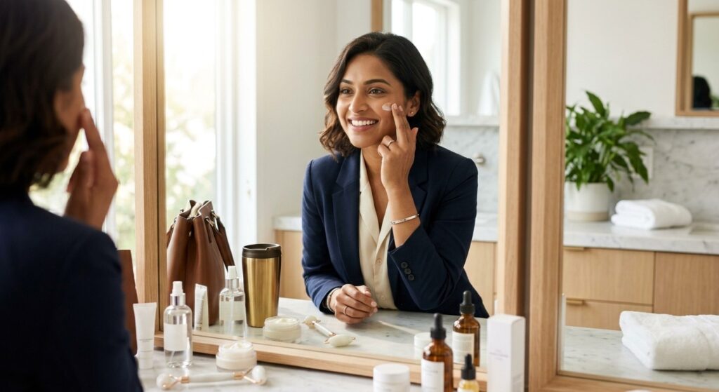Morning Skincare Routine for the Office