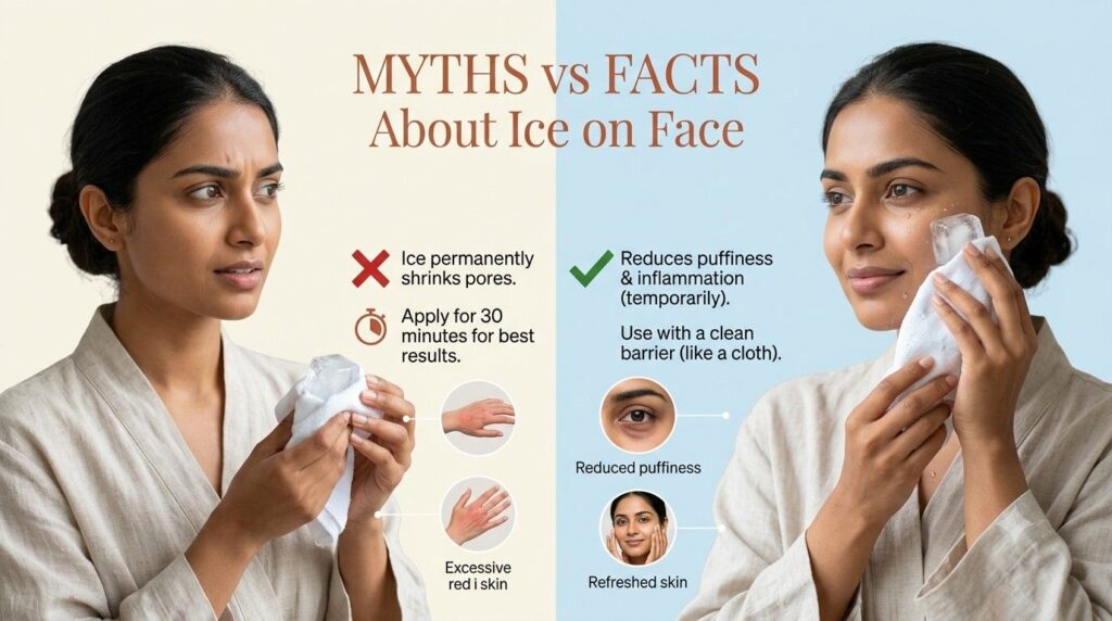 Myths vs Facts About Ice on Face