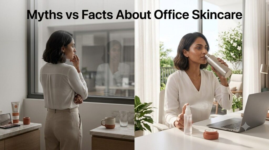 Myths vs Facts About Office Skincare