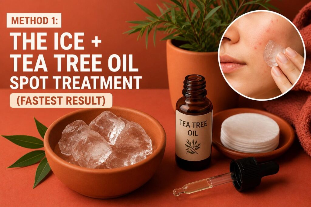 The Ice + Tea Tree Oil Spot Treatment
